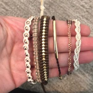6 American Eagle Bracelets
